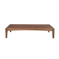 Garden sofa set in honey-colored teak | Roxas