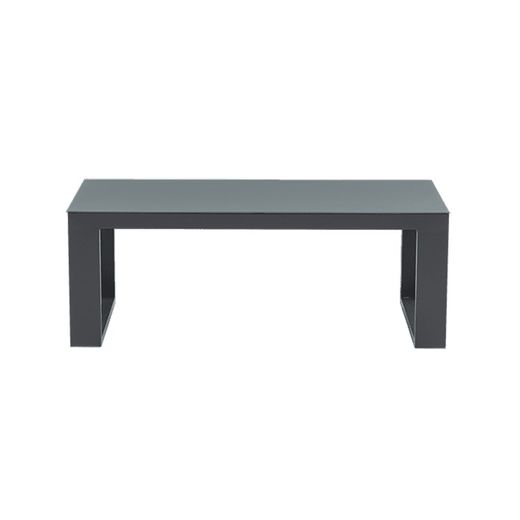 Conjunto de sofás para jardín de aluminio y olefina en antracita y gris | Nyland