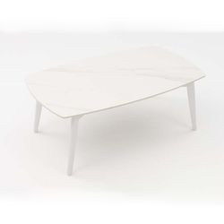 Aluminum and rope garden sofa set in white and aqua | Nelayan