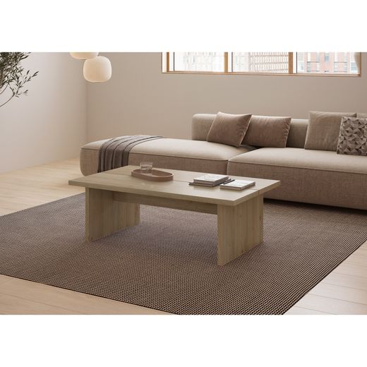 Rechteckiger Couchtisch aus Holz in Eiche Cádiz, 120 x 70 x 40 cm | Loana