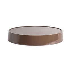 Mesa de centro redonda de madera en marrón, 125 x 125 x 22 cm | Trubia