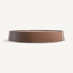 Mesa de centro redonda de madera en marrón, 125 x 125 x 22 cm | Trubia