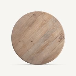 Mesa de centro redonda de madera en marrón, 90 x 90 x 42 cm | Jacquard