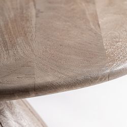 Mesa de centro redonda de madera en marrón, 90 x 90 x 42 cm | Jacquard