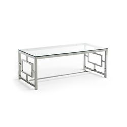 Tavolino in acciaio. Telaio gambe cromate 120 x 60 x 45 CM