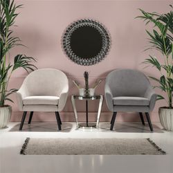 Silver Steels salontafel twee hoogtes 55 x 55 x 50 CM