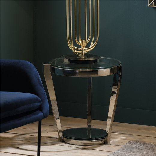 Silver Steels salontafel twee hoogtes 55 x 55 x 50 CM