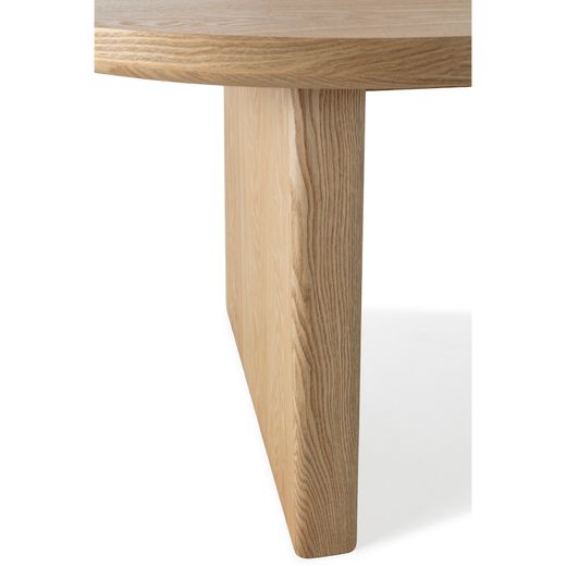 Dining table in natural ash veneer, 220 x 100 x 76 cm | Blair