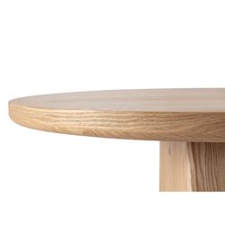 Dining table in natural ash veneer, 220 x 100 x 76 cm | Blair