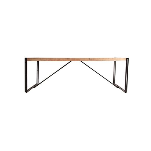 Tavolo da pranzo in legno di mango, 210x100x76 cm
