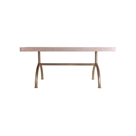 Mesa de comedor de madera de mango y DM, 180x90x77 cm