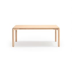 Light natural wood dining table, 180 x 100 x 75 cm | Atlas