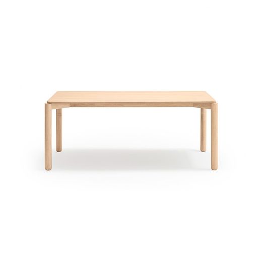 Light natural wood dining table, 180 x 100 x 75 cm | Atlas