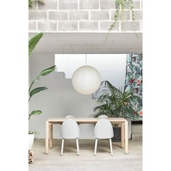 Light natural wood dining table, 180 x 100 x 75 cm | Atlas