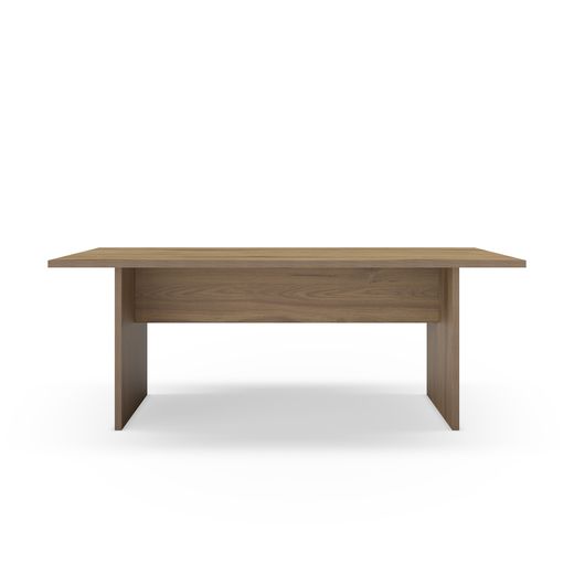 Drewniany stół jadalny w kolorze dębowym, 200 x 100 x 75 cm | Loana