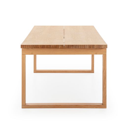 Wooden dining table in oak color, 220 x 100 x 76 cm | Rina