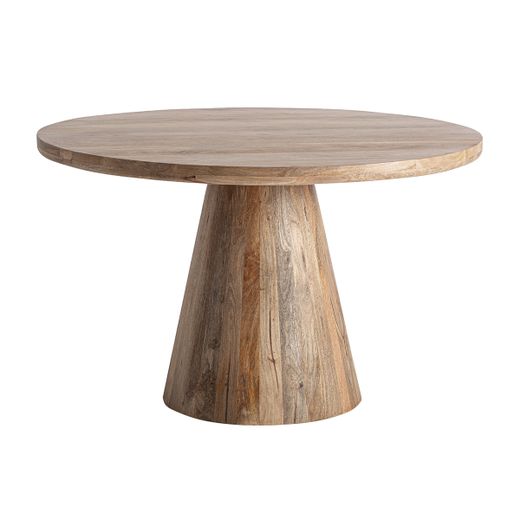 Mesa de comedor de madera en marrón, 120 x 120 x 77 cm | Mersch
