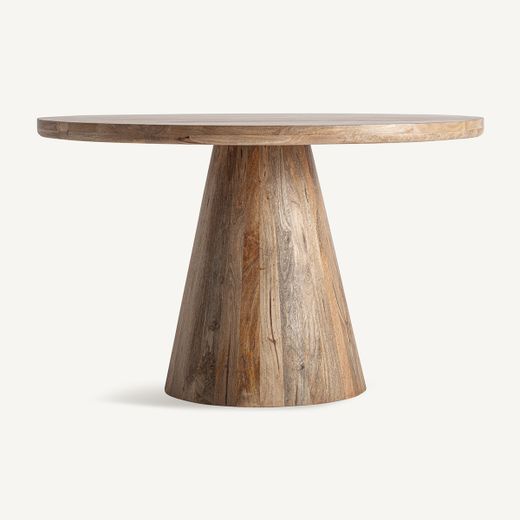 Mesa de comedor de madera en marrón, 120 x 120 x 77 cm | Mersch