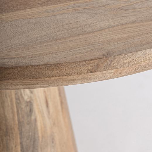 Mesa de comedor de madera en marrón, 120 x 120 x 77 cm | Mersch