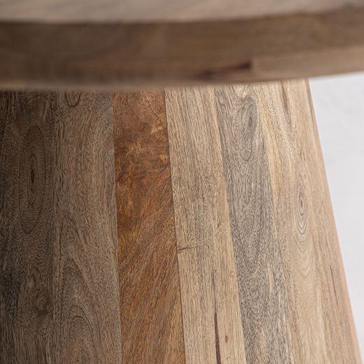 Mesa de comedor de madera en marrón, 120 x 120 x 77 cm | Mersch