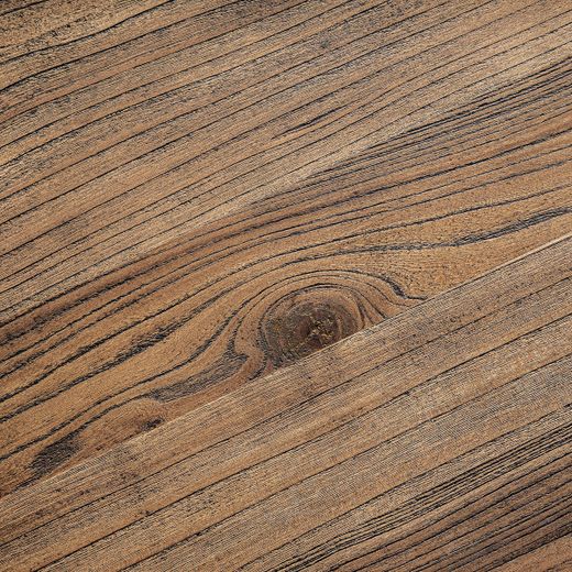 Mesa de comedor de madera en marrón, 400 x 120 x 76 cm | Norvik