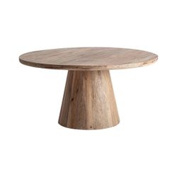 Mesa de comedor de madera en marrón, 150 x 150 x 76 cm | Mersch