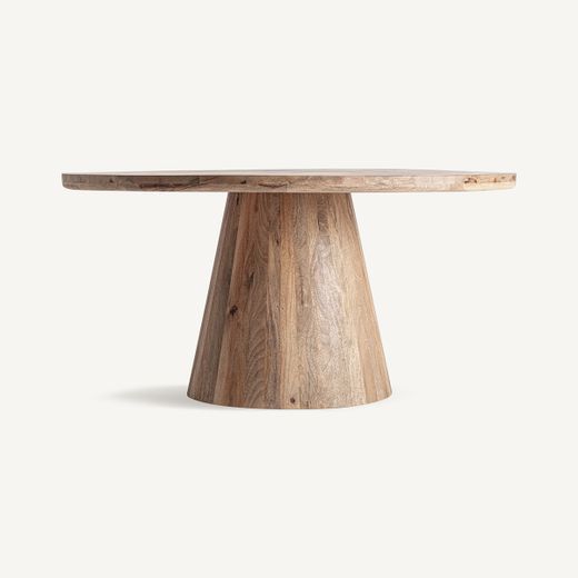 Mesa de comedor de madera en marrón, 150 x 150 x 76 cm | Mersch