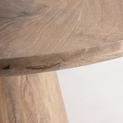 Mesa de comedor de madera en marrón, 150 x 150 x 76 cm | Mersch