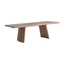 Mesa de comedor de madera en marrón, 240 x 105 x 75 cm | Lendine