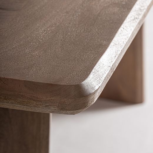 Mesa de comedor de madera en marrón, 240 x 105 x 75 cm | Lendine