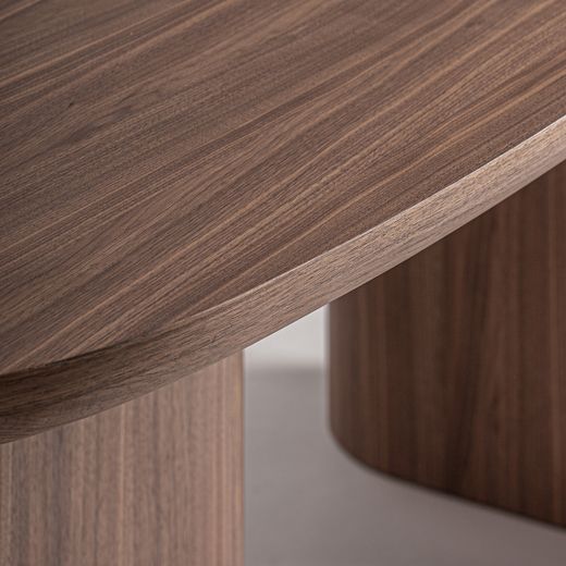Mesa de comedor de madera en marrón, 247 x 110 x 76 cm | Aciera