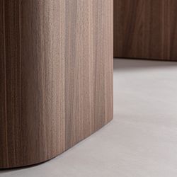 Mesa de comedor de madera en marrón, 247 x 110 x 76 cm | Aciera