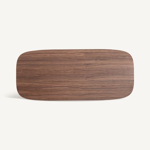Mesa de comedor de madera en marrón, 247 x 110 x 76 cm | Aciera