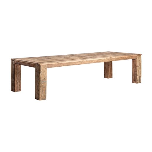 Mesa de comedor de madera en marrón, 270 x 110 x 76 cm | Backlyn