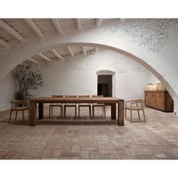 Mesa de comedor de madera en marrón, 270 x 110 x 76 cm | Backlyn