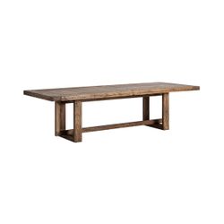 Mesa de comedor de madera en marrón, 280 x 105 x 75 cm | Norvik