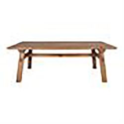 Natural wooden dining table, 220 x 100 x 77 cm | Macau