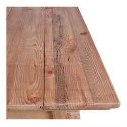 Natural wooden dining table, 220 x 100 x 77 cm | Macau