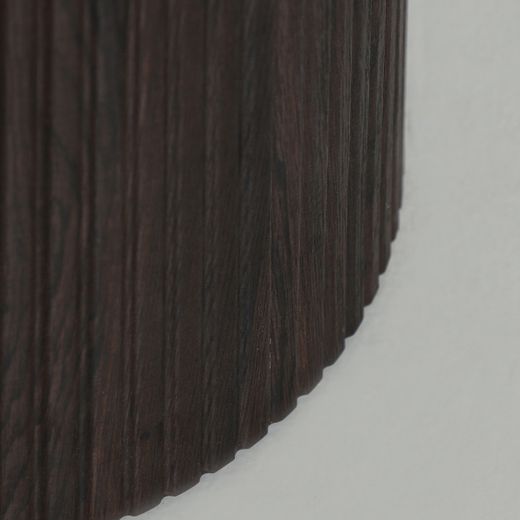 Mesa de comedor de madera y mármol sintético en marrón  y beige, 180 x 90 x 75 cm | Verona