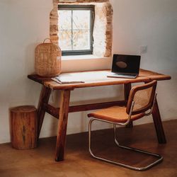 Esstisch aus Holz  in Natur, 140 x 75 x 75 cm | Finnland