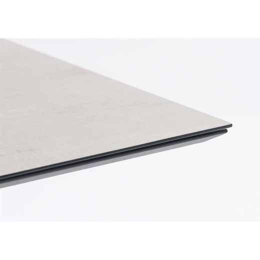 Conjunto de sofás para jardín con mesa elevable de aluminio y cuerda náutica en blanco y gris | Isabela