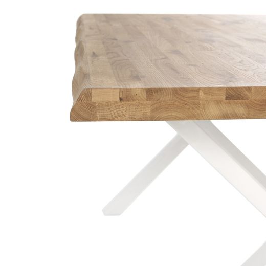 Dining table in oak wood, 140 x 90 x 74cm