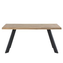 Eettafel in eikenhout, 160 x 90 x 74cm