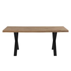 Oak wood dining table, 180 x 95 x 74cm