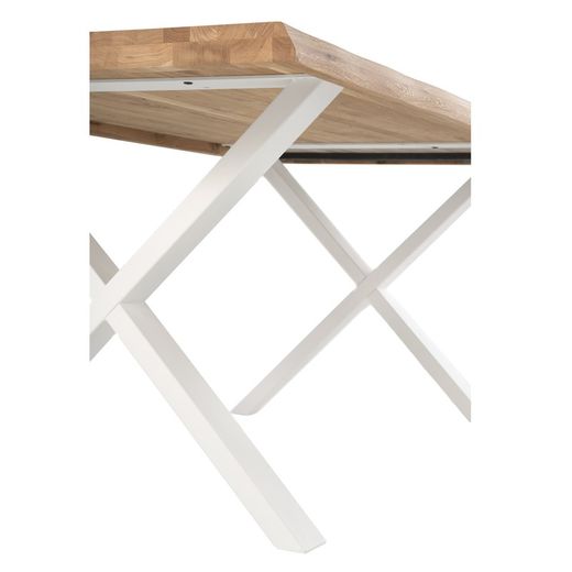 Oak wood dining table, 180 x 95 x 74cm