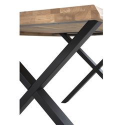 Oak wood dining table, 180 x 95 x 74cm
