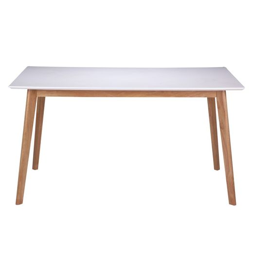 Dining table in mdf, 140 x 80 x 75cm