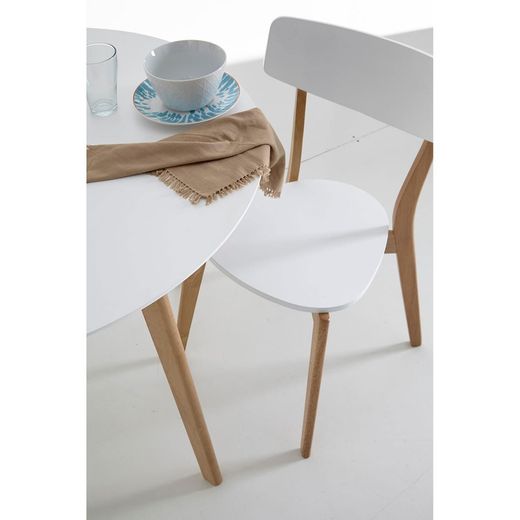 Dining table in mdf, ø 100 x 75cm