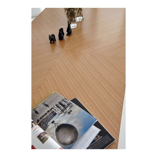 Dining table in mdf and oak veneer finish, 180 x 95 x 75cm