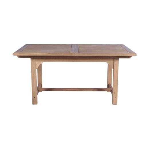 Garden dining set in honey-colored teak | Mati